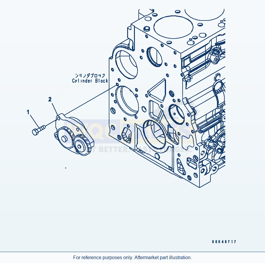 Komatsu WA250-6 Oil Pump Serial 75001-UP parts diagram