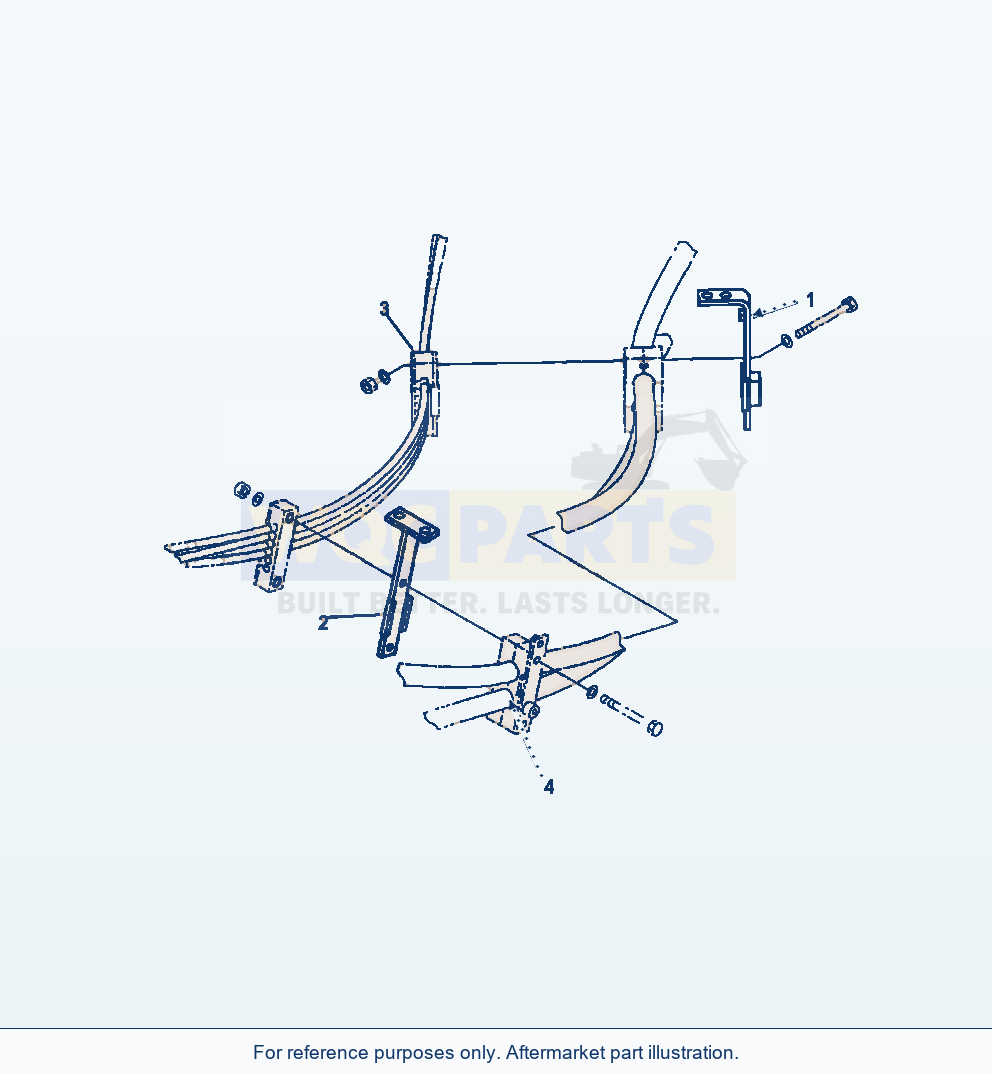 Komatsu WA250-6 Hydraulic Piping Plate parts diagram