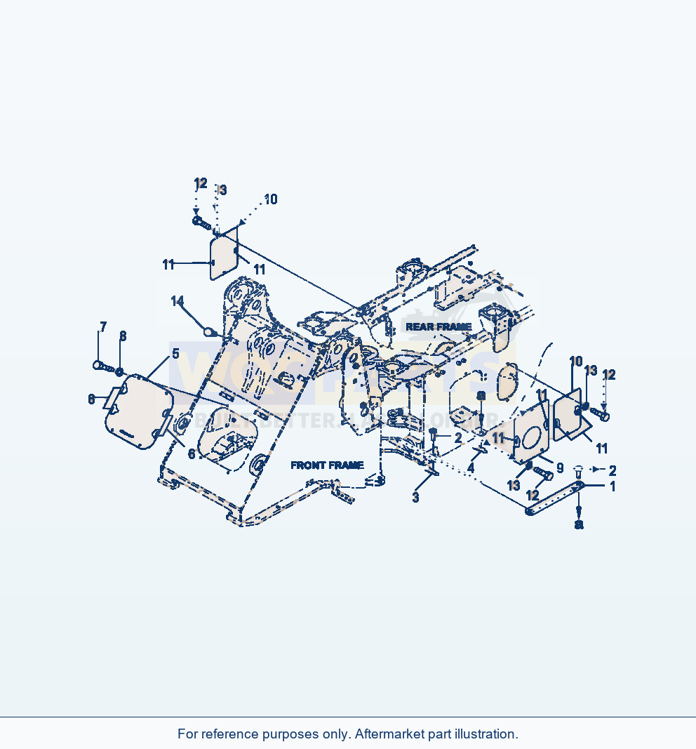 Komatsu WA250-6 Bar Lock And Cover 2-Spool Valve parts diagram