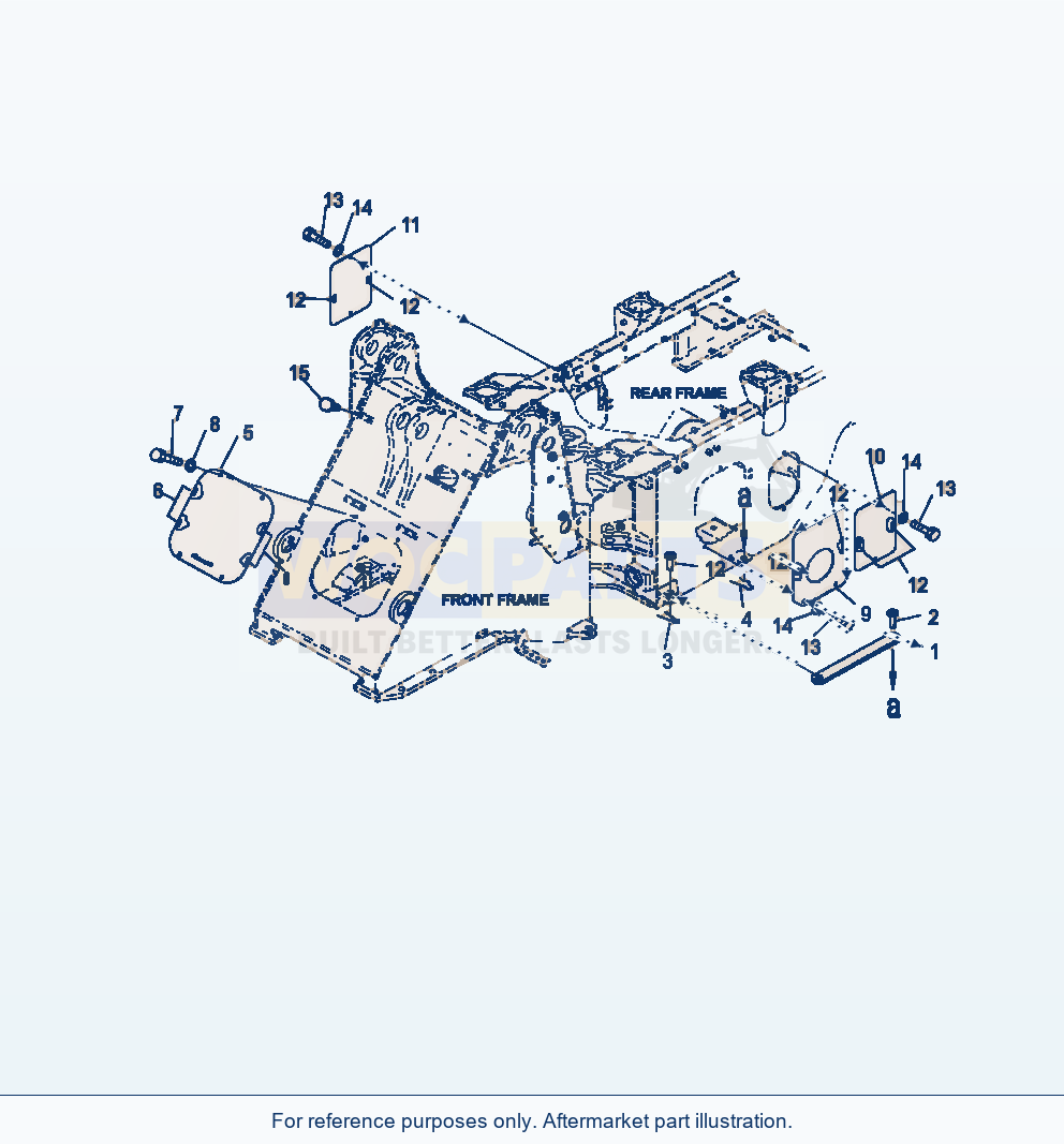 Komatsu WA250-6 Bar Lock And Cover Jrb And 2-Spool Valve parts diagram