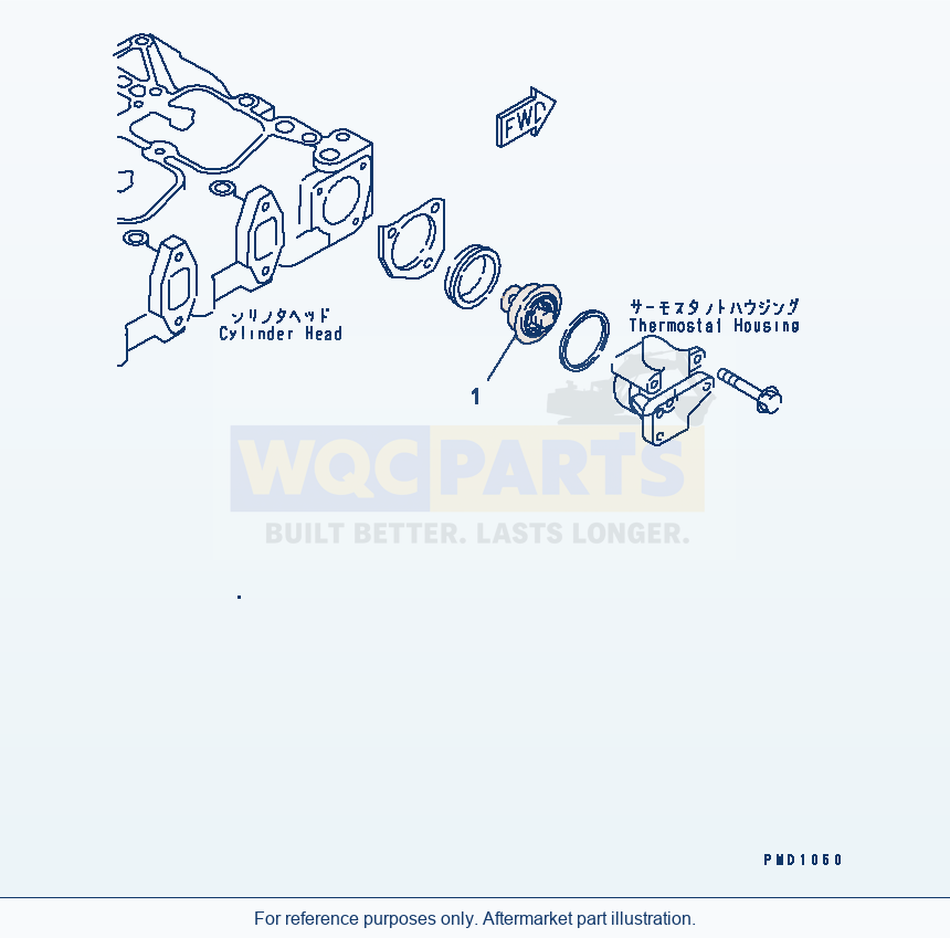 Komatsu WA250L-3 Thermostat(#26200163-26281220) parts diagram