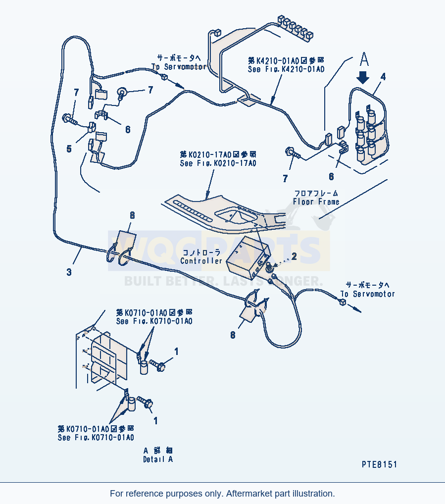 Komatsu WA250L-3 Heater (Electrical System) (With Cab) parts diagram