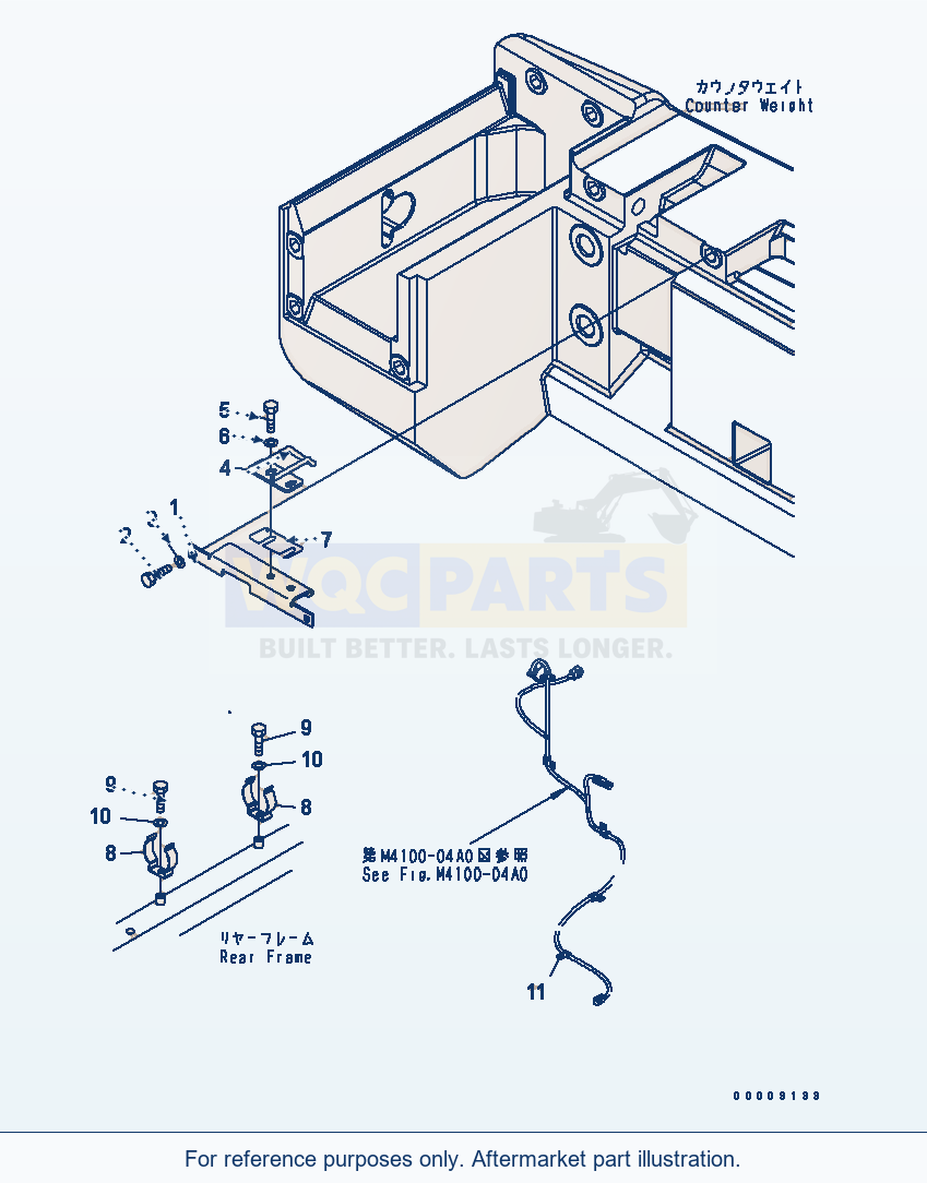 Komatsu WA250L-5 Hood (Cover And Striker) parts diagram
