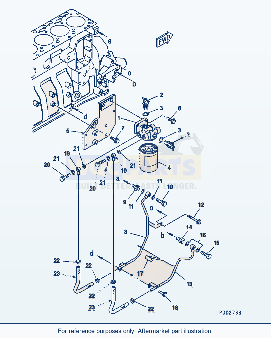 Komatsu WA250PT-3 Corrosion Resistor(#26222494-) parts diagram
