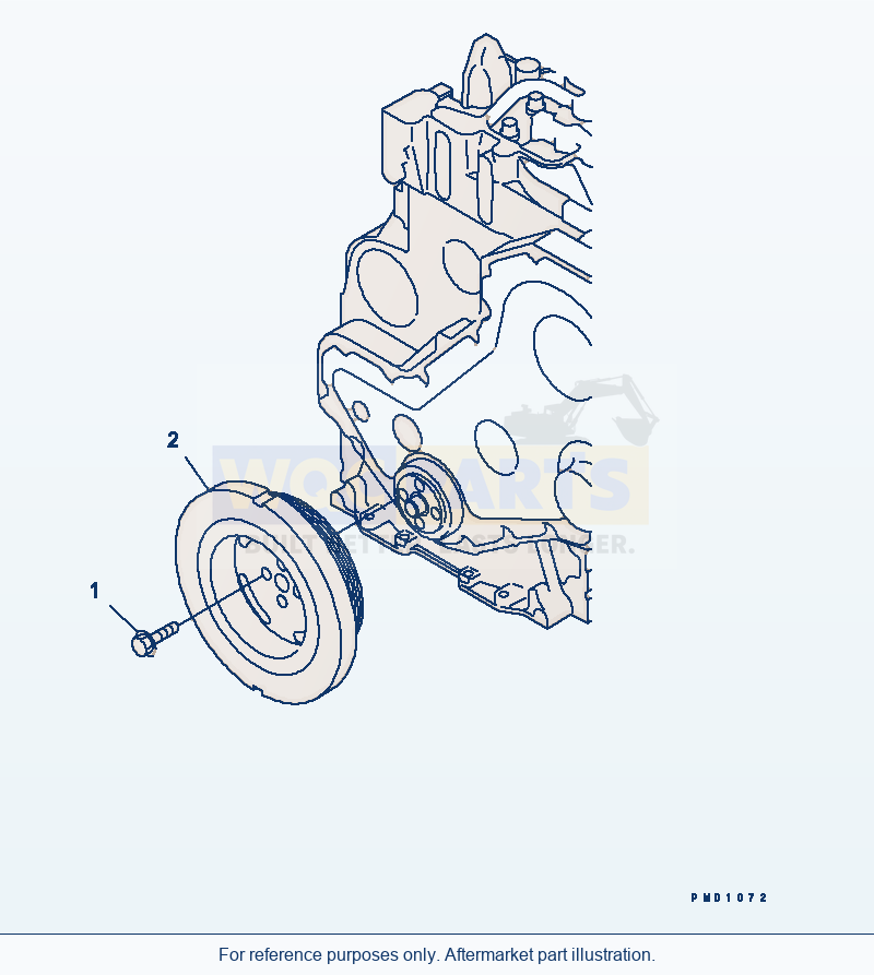Komatsu WA250PT-3 Damper(#26200278-) parts diagram