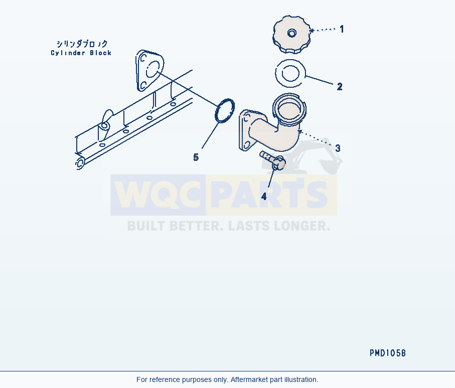 Komatsu WA250PT-3 Oil Filler(#26200467-) parts diagram