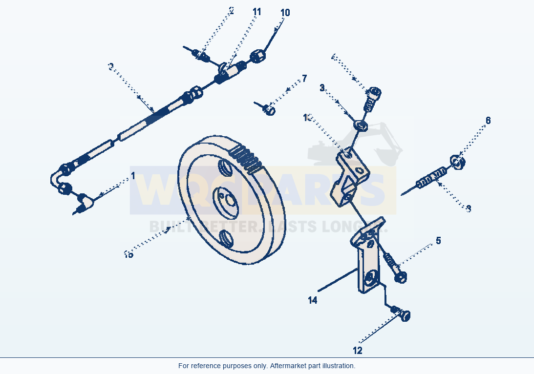 Komatsu WA250PT-3L Fuel Pump Coupling (E4Br6B.001) parts diagram