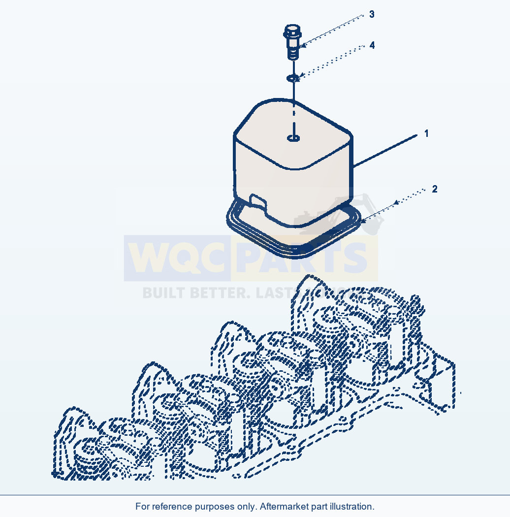 Komatsu WA250PT-3L Valve Covers (E1Al610T.002) parts diagram
