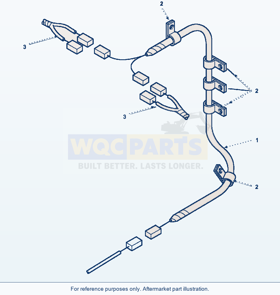 Komatsu WA250PT-3MC Electrical System - Ground-Driven Steering parts diagram