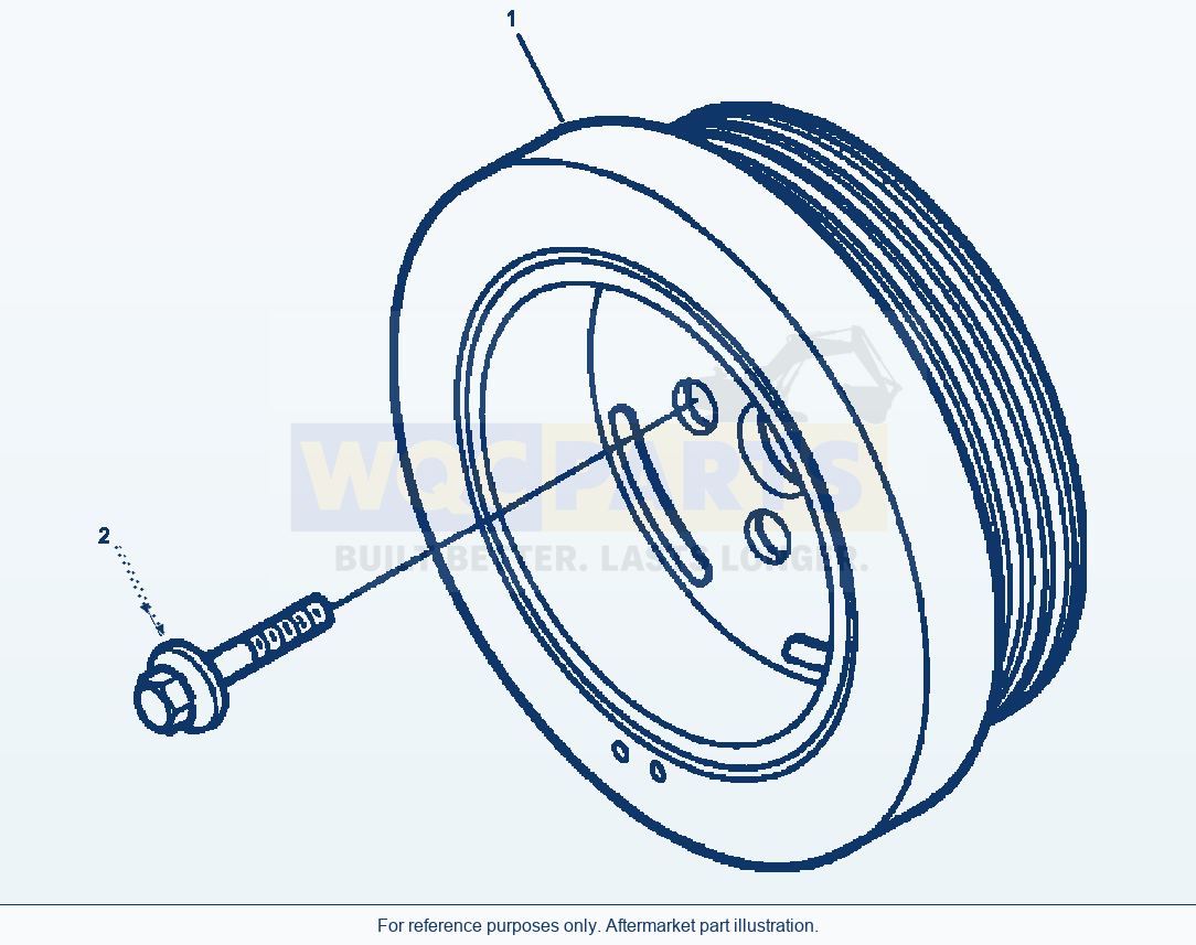 Komatsu WA250PT-3MC Vibration Damper parts diagram