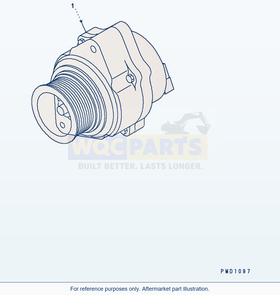 Komatsu WA250PT-5 Alternator (60A) parts diagram