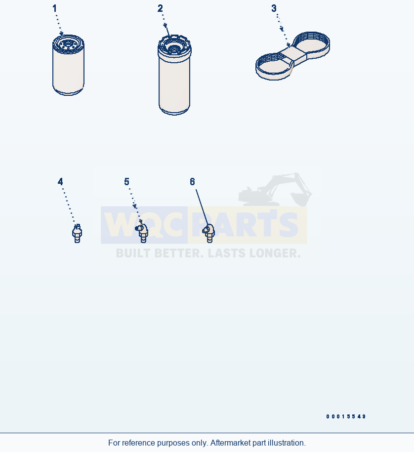Komatsu WA250PT-5 Spare Part parts diagram
