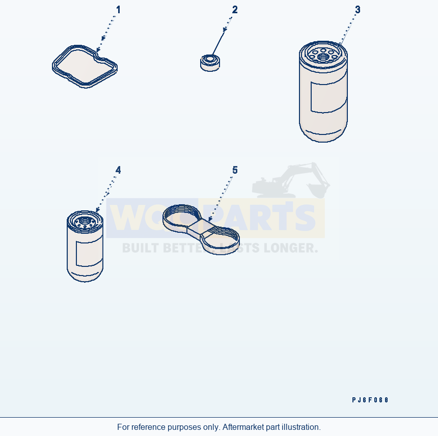 Komatsu WA250PT-5 Spare Parts(#26302312-) parts diagram