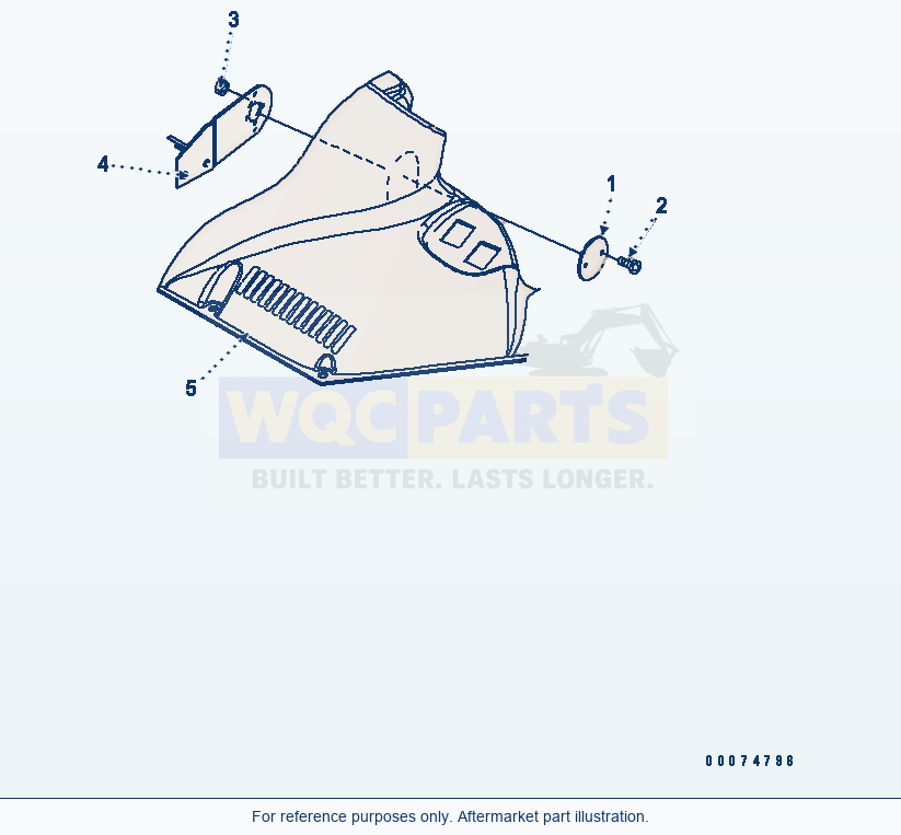 Komatsu WA250PT-5L Floor (Plate) (For Canopy) parts diagram