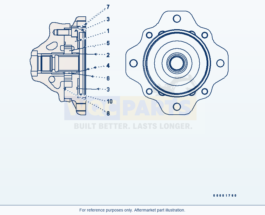 Komatsu WA250PT-5L Hst Pump (Gear Pump) (Inner Parts) parts diagram