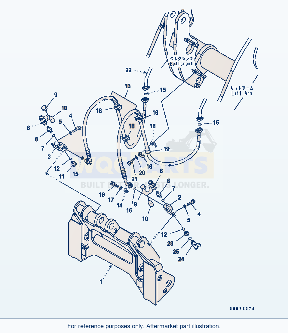 Komatsu WA250PT-5L Multi Coupler (Piping) parts diagram
