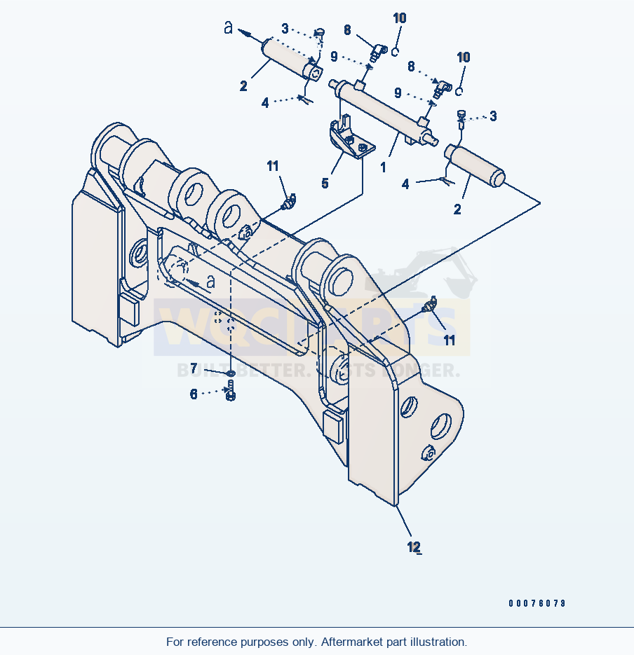 Komatsu WA250PT-5L Multi Coupler parts diagram