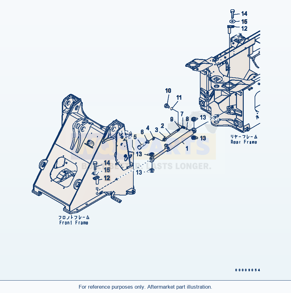 Komatsu WA250PTL-5 Steering Cylinder parts diagram