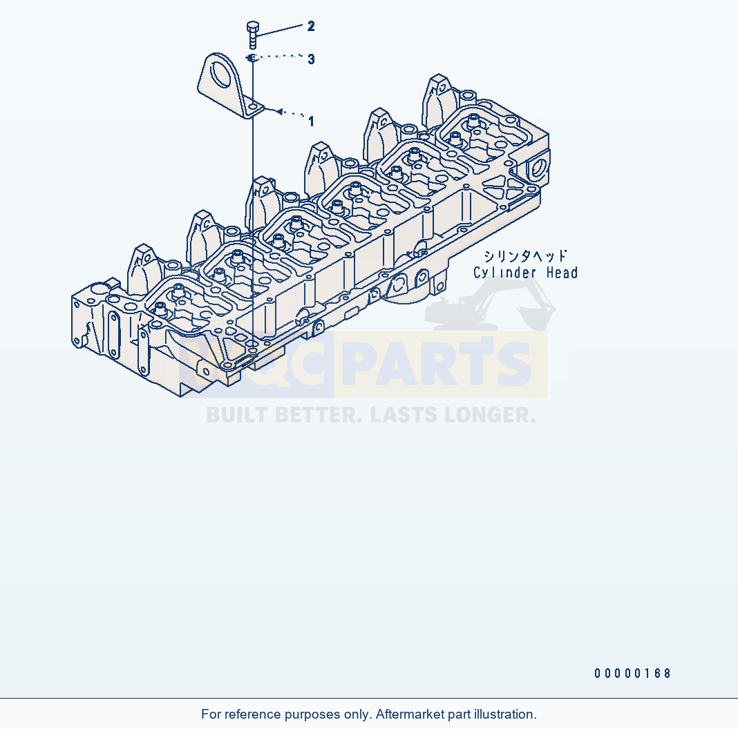 Komatsu WA250PZ-5 Front Hanger parts diagram