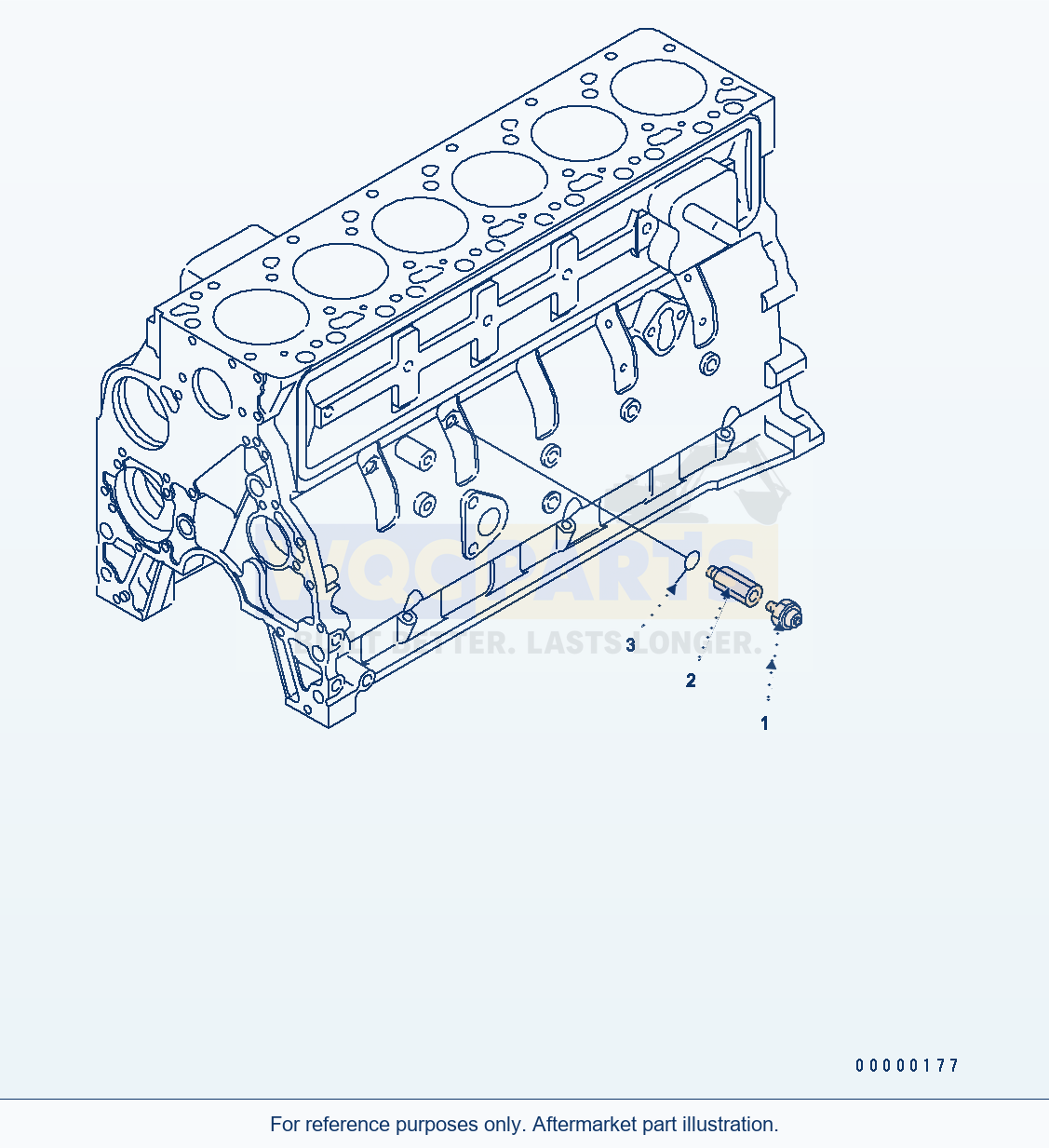 Komatsu WA250PZ-5 Oil Pressure Switch parts diagram