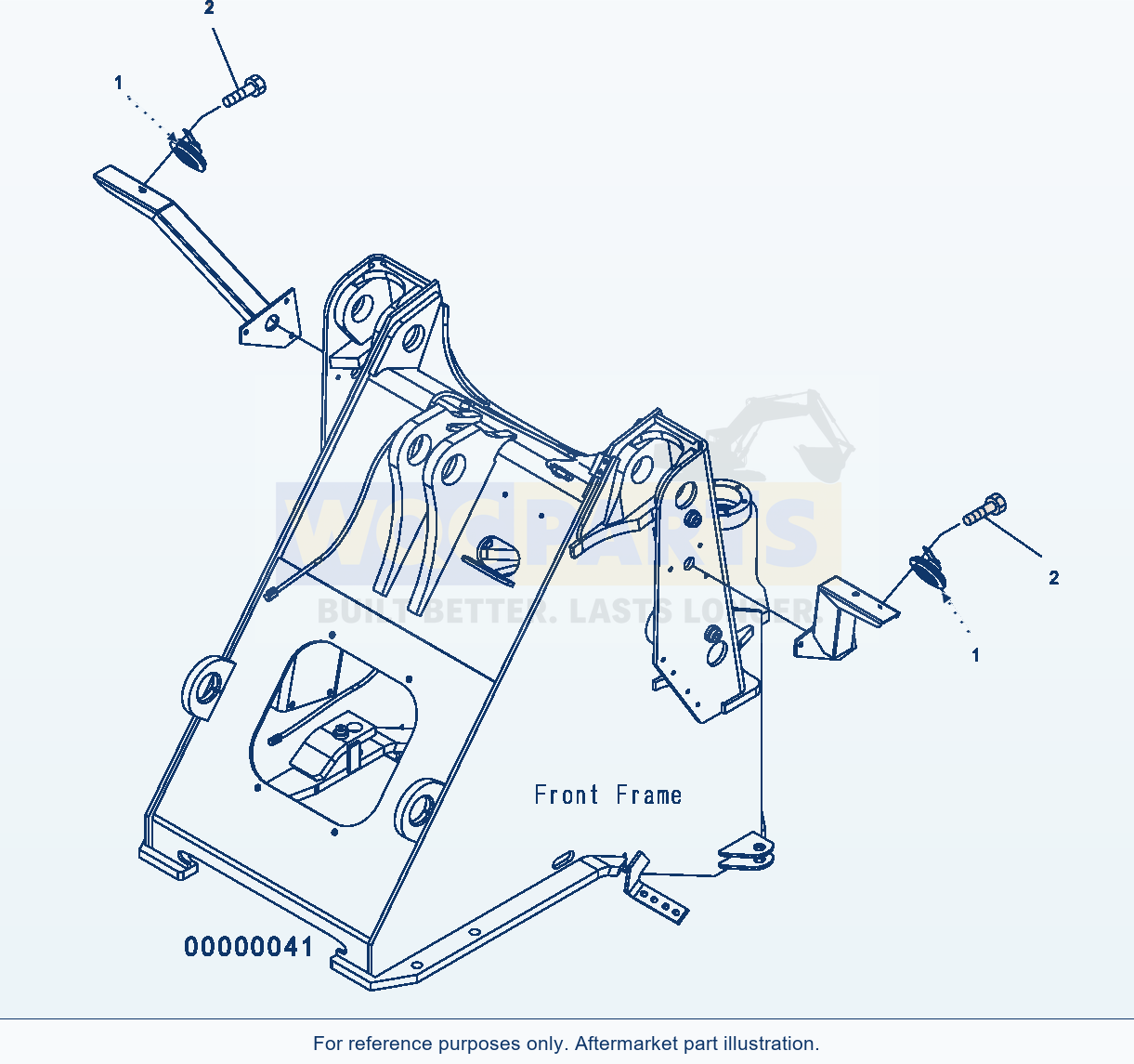 Komatsu WA250PZ-5 Horn parts diagram