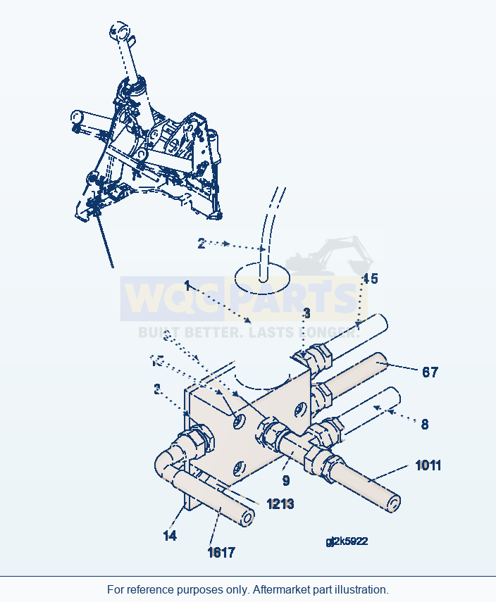 Komatsu WA250PZ-5 Anti Drop Valve (Anti Drop Valve) parts diagram