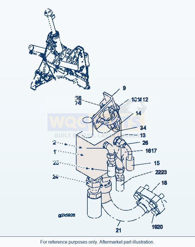 Komatsu WA250PZ-5 Anti Drop Valve (Lift Cylinder Lhs) parts diagram