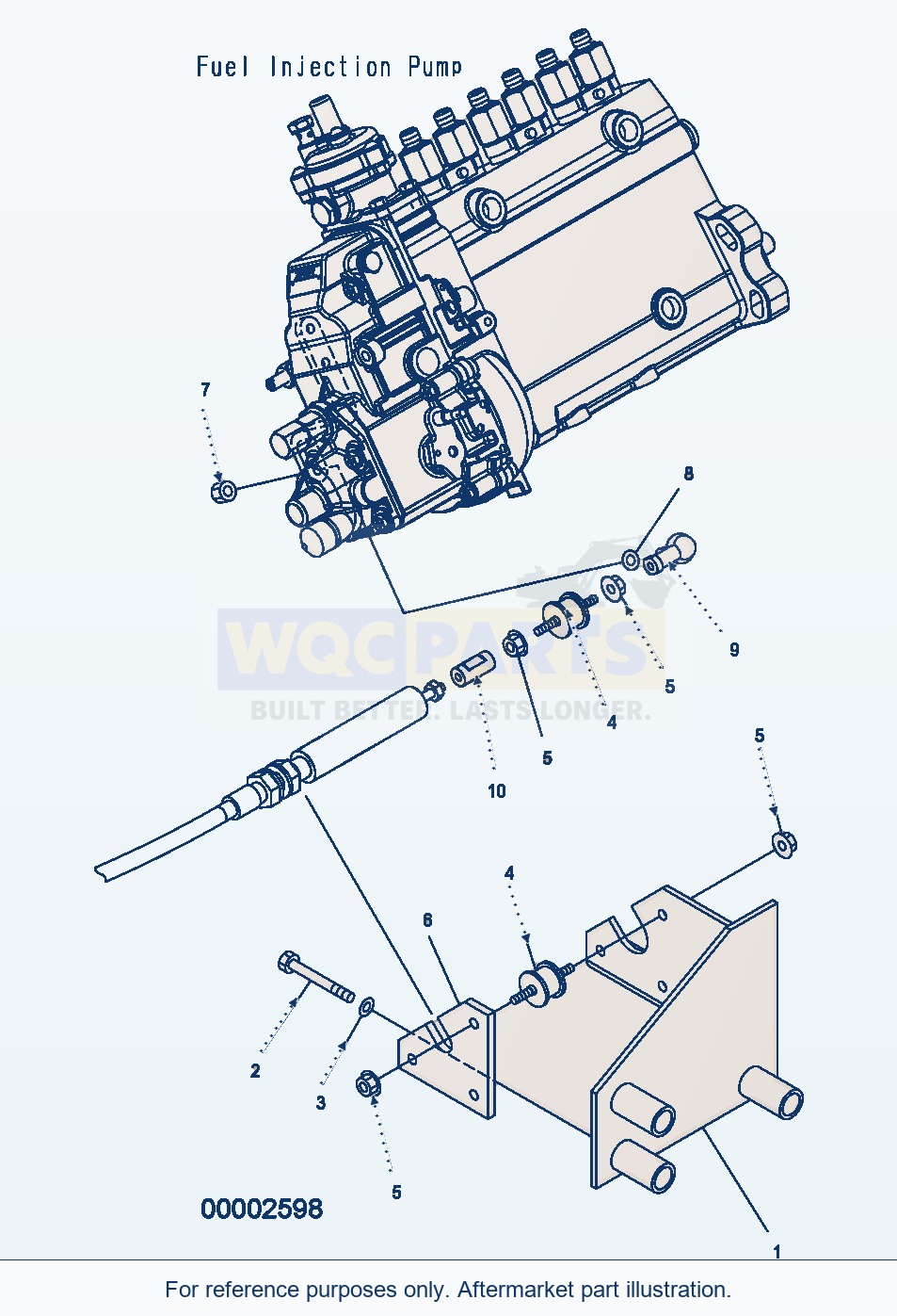 Komatsu WA250PZ-5 Engine Control parts diagram