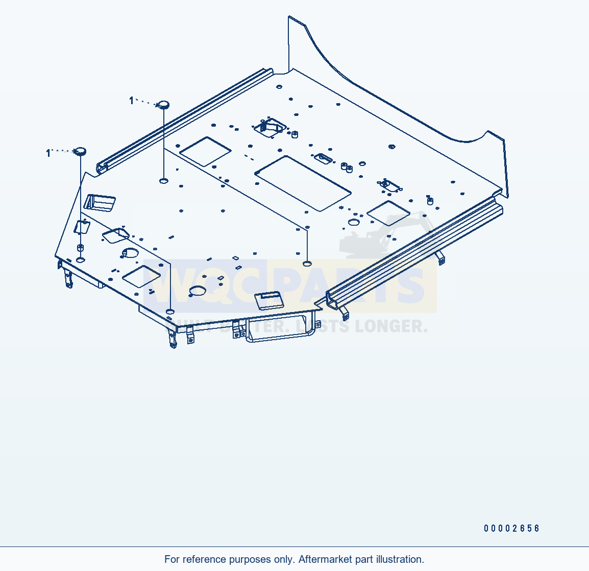 Komatsu WA250PZ-5 Floor (Cap) parts diagram
