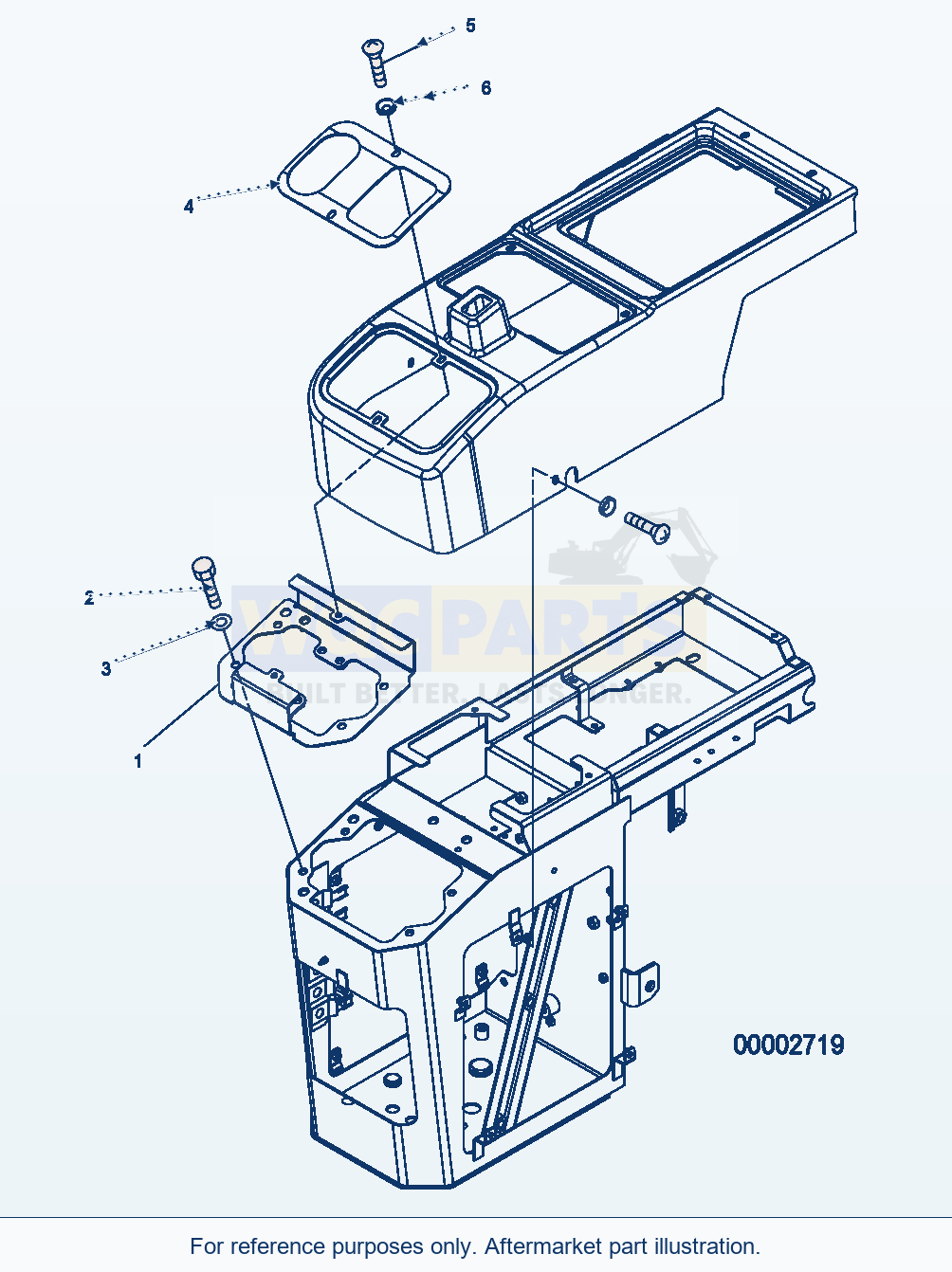 Komatsu WA250PZ-5 Floor (Cover Rhs) (Mfl And 1Att) parts diagram