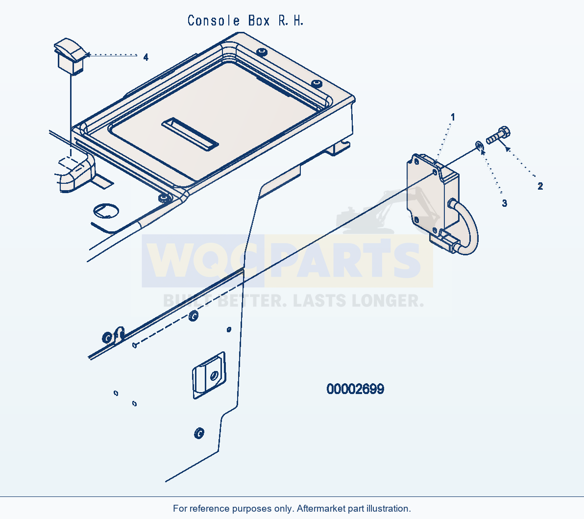 Komatsu WA250PZ-5 Floor (E.C.S.S. Controller) parts diagram