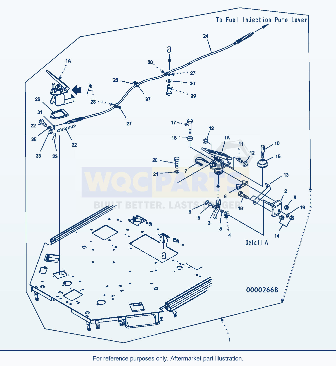 Komatsu WA250PZ-5 Floor (Engine Controller) parts diagram