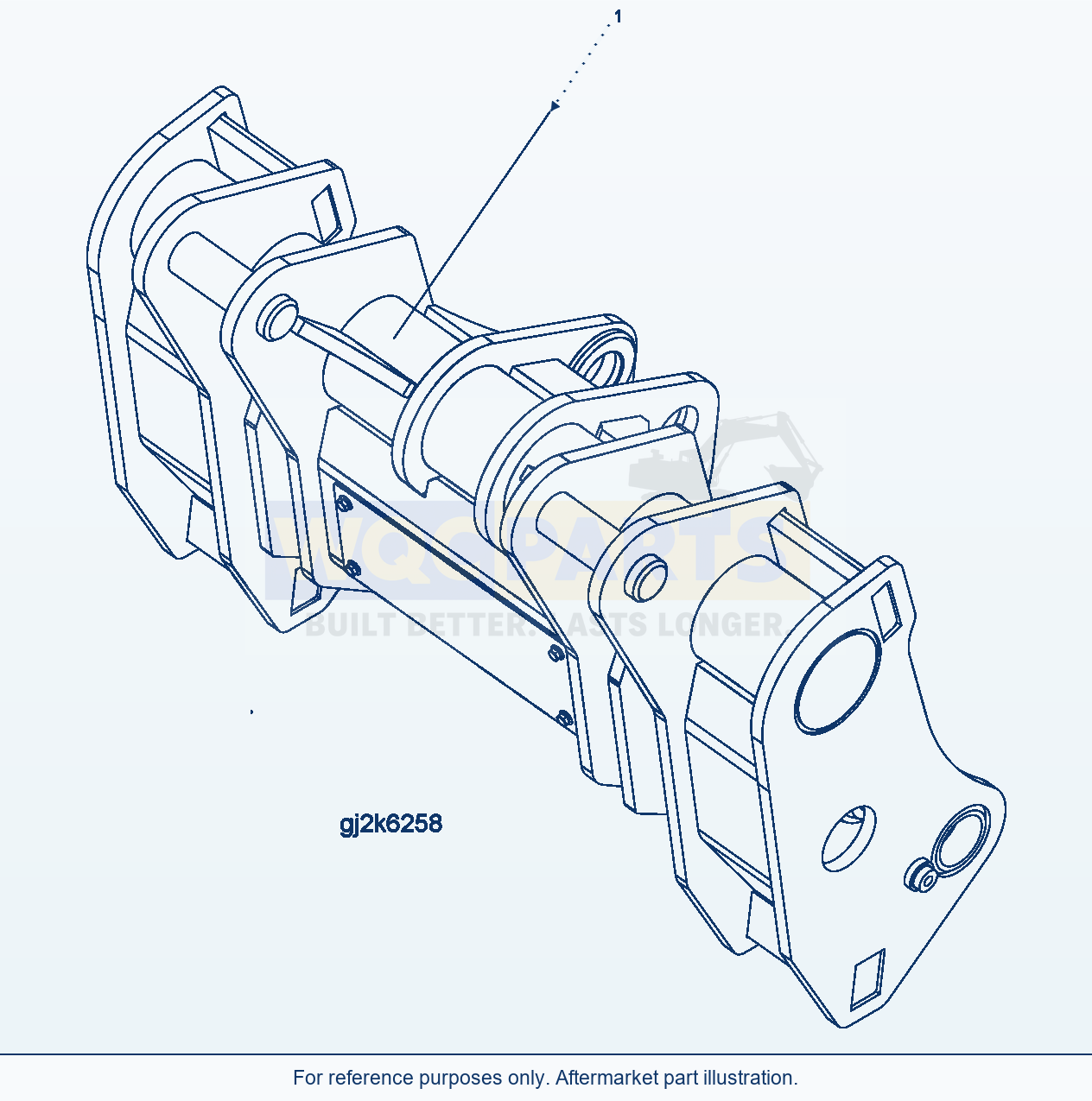 Komatsu WA250PZ-5 Quick Coupler (Cat) parts diagram