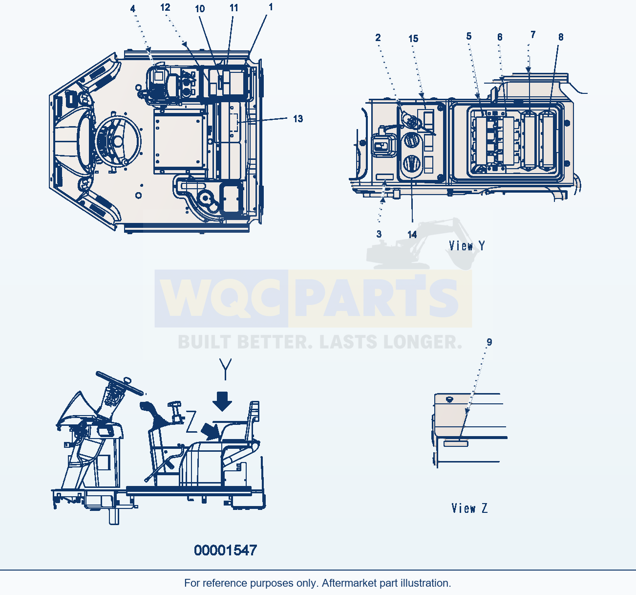 Komatsu WA250PZ-5 Decals (Germany) parts diagram