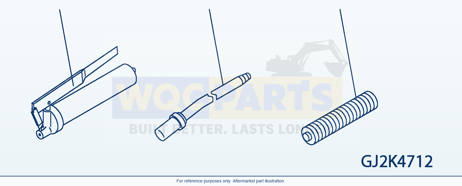 Komatsu WA250PZ-5 Tool (Without Central Lubrication System) parts diagram