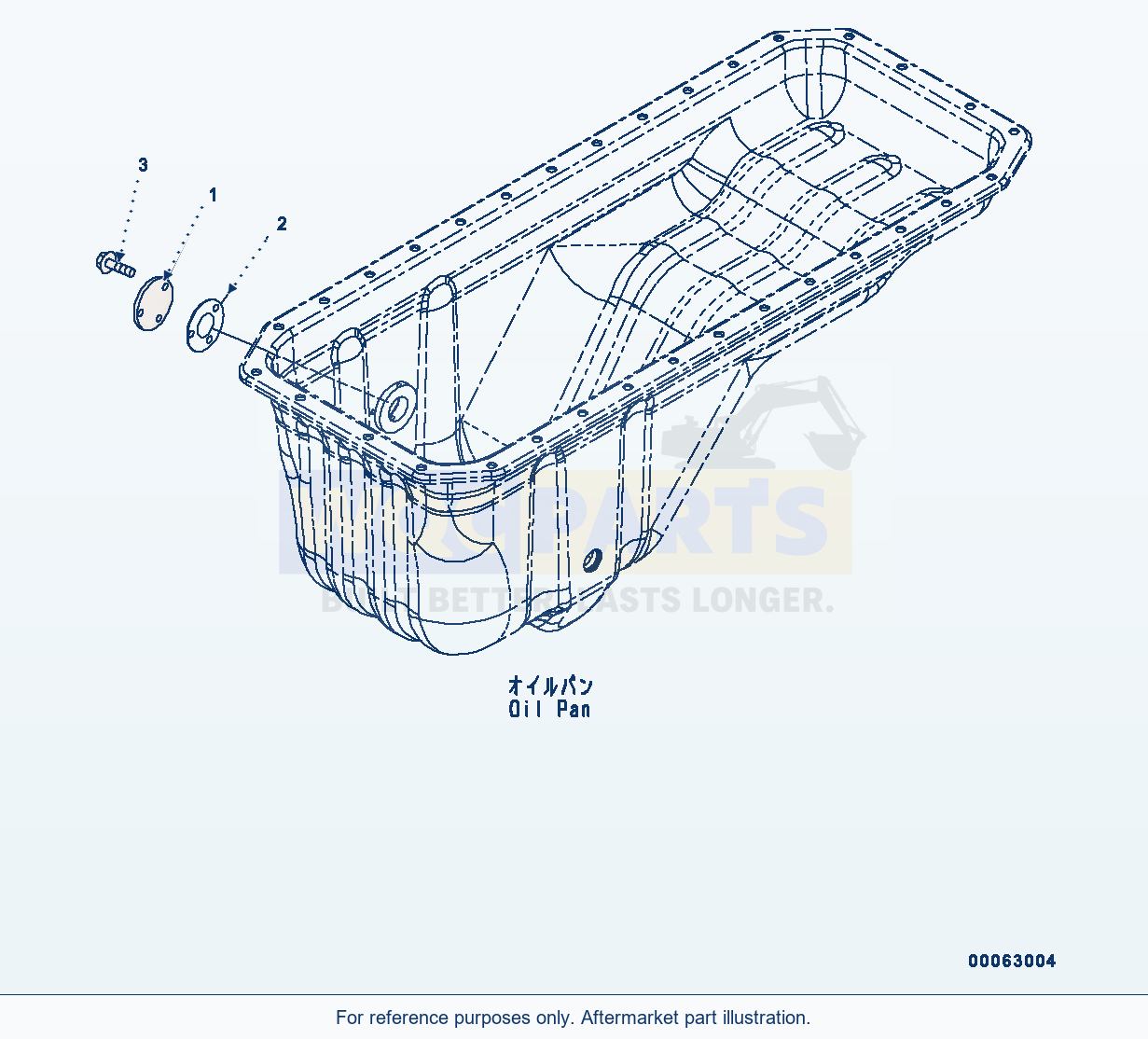 Komatsu WA250PZ-6 Engine Oil Level Sensor (Asd00-001001) parts diagram