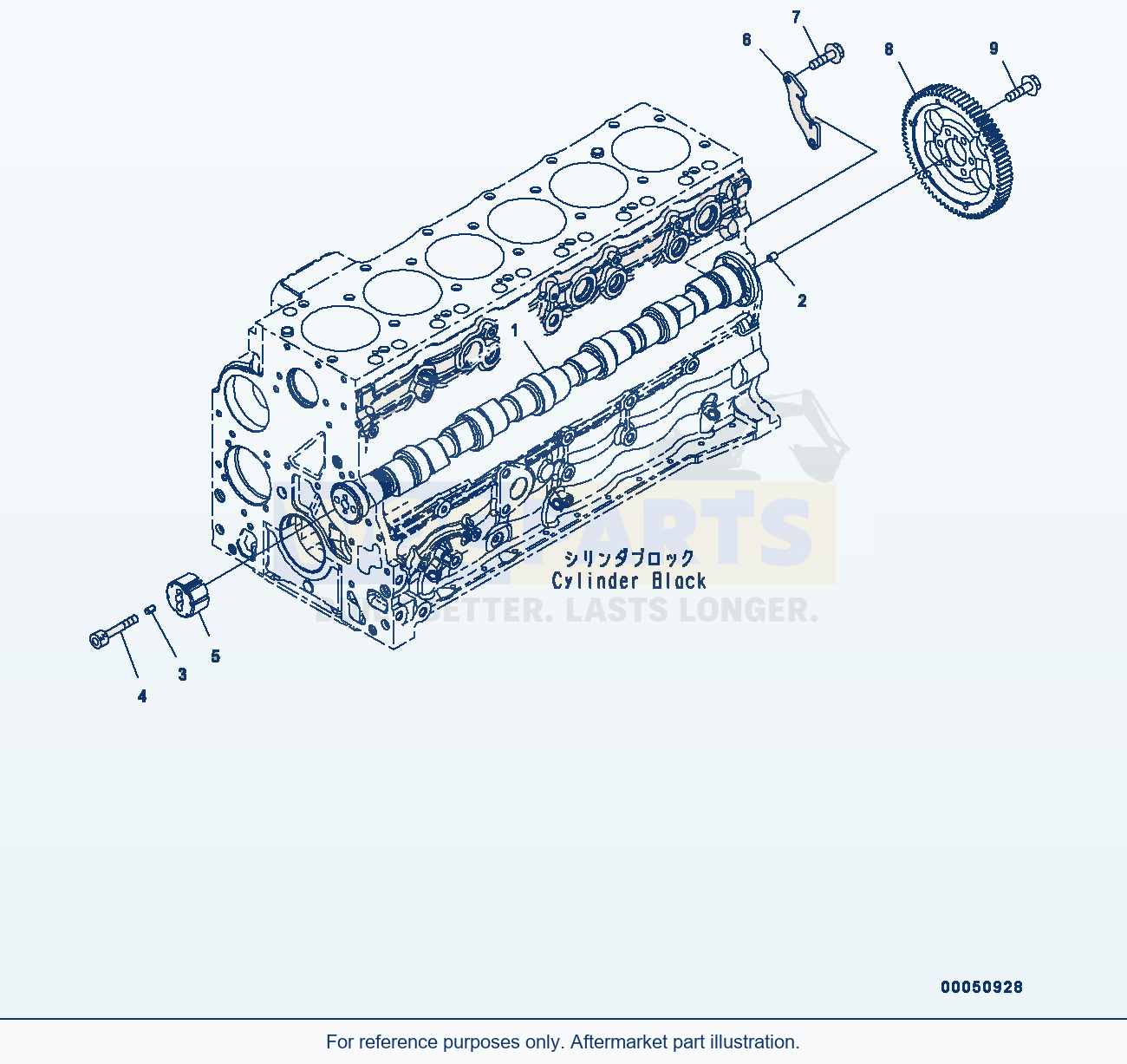 Komatsu WA250PZ-6 Parts Performance (Camshaft) (App10-001001) parts diagram