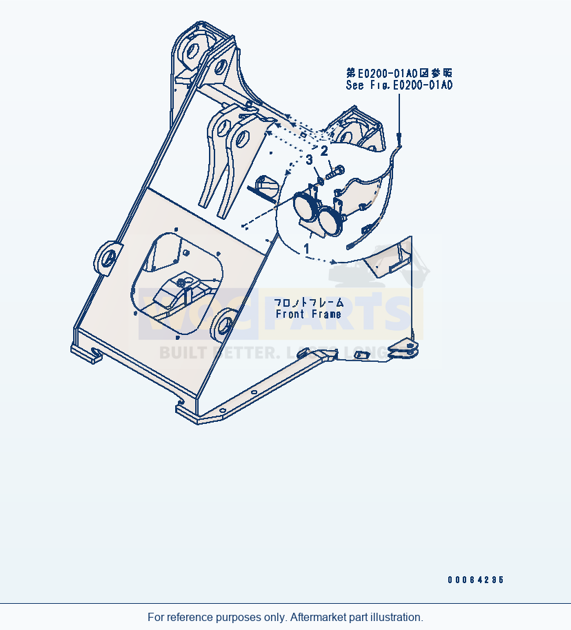 Komatsu WA250PZ-6 Horn(#75001-) Serial 75001-75749 (FOR EU) parts diagram