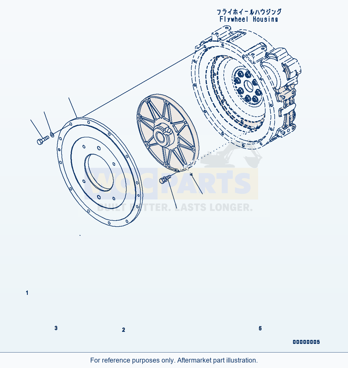 Komatsu WA250PZ-6 Damper (#75750-) Serial 75750-UP (FOR EU) parts diagram