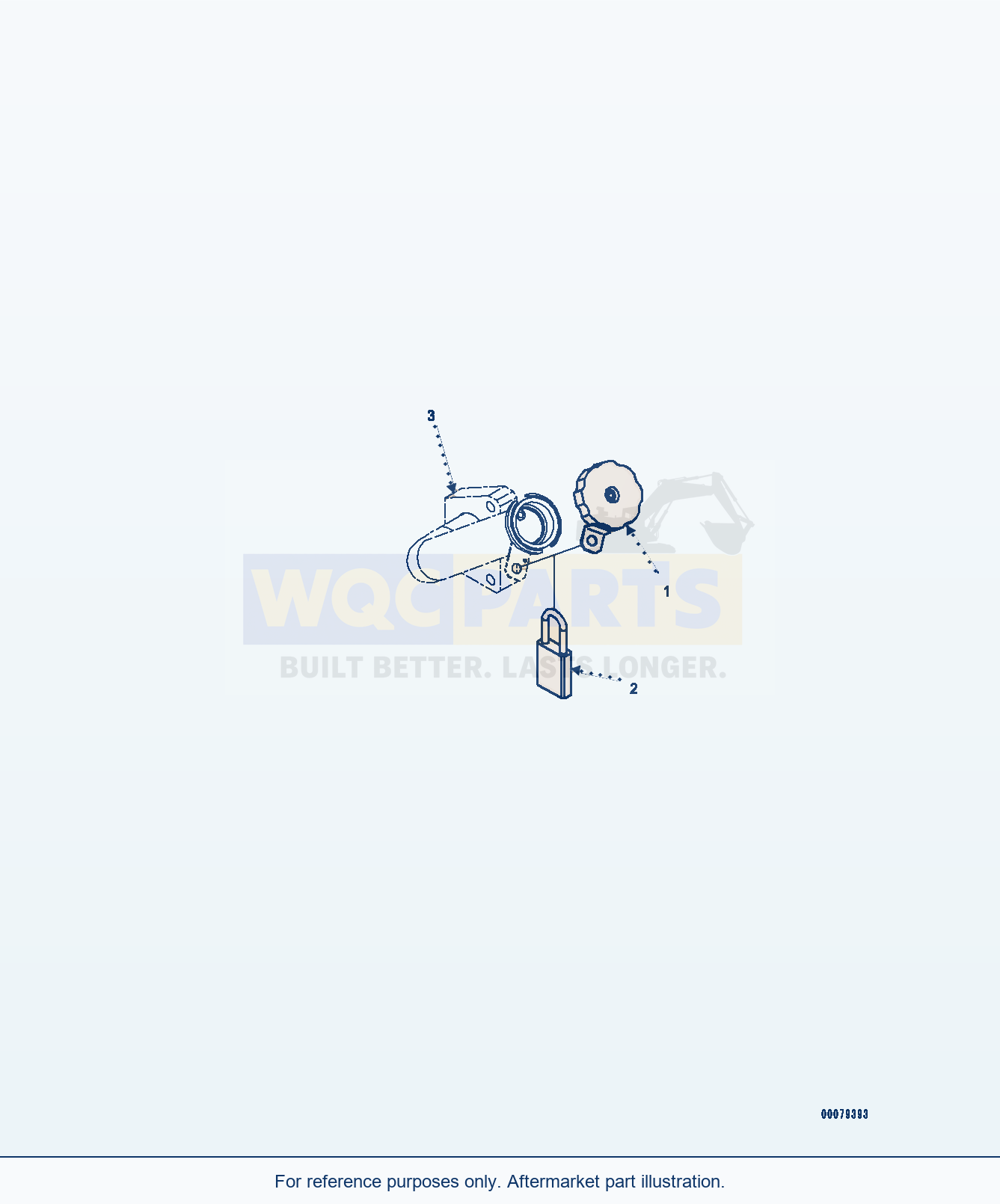 Komatsu WA250PZ-6 Transfer Cap (Vandalism Protection) parts diagram