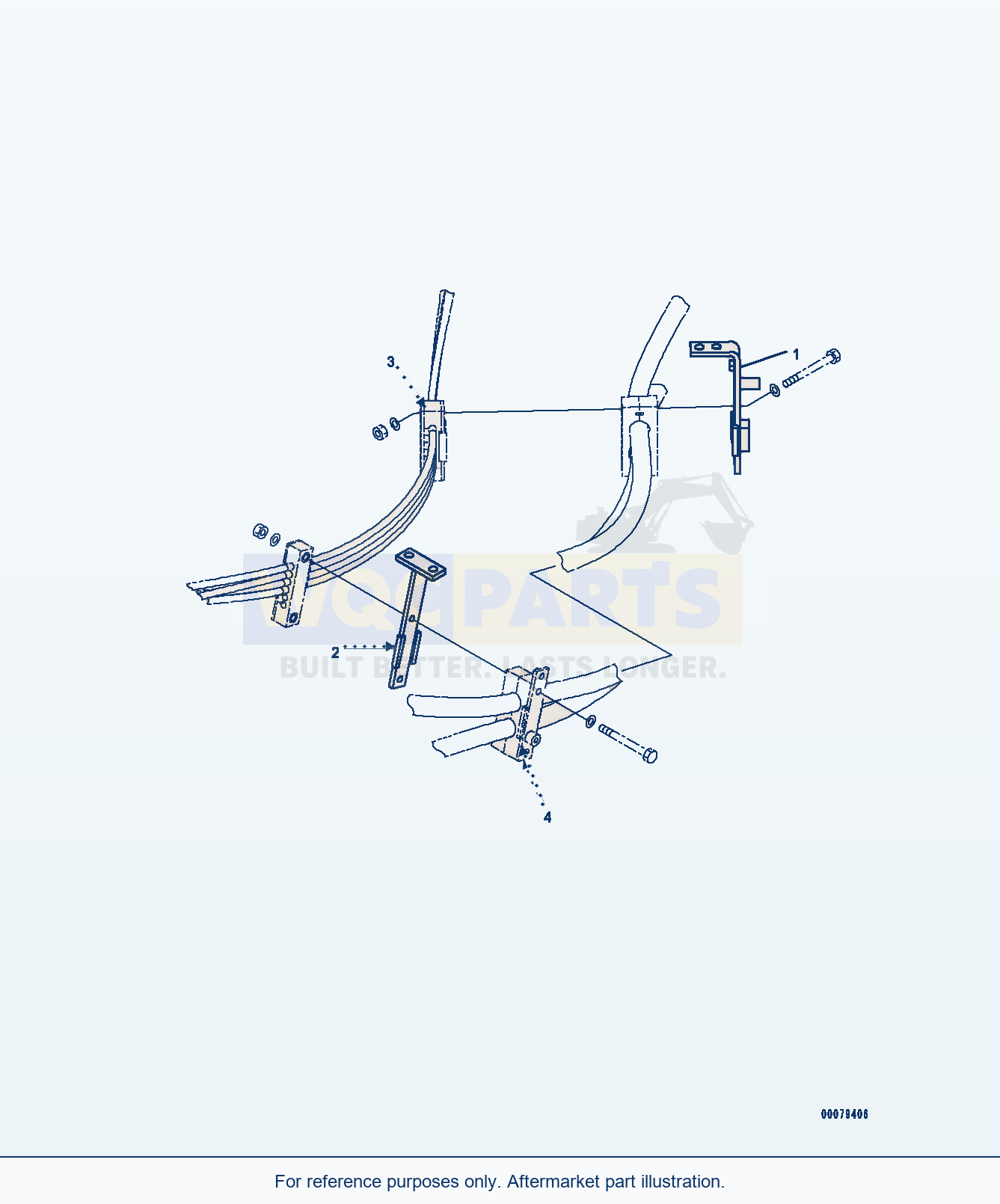 Komatsu WA250PZ-6 Hydraulic Piping (Related Parts) parts diagram
