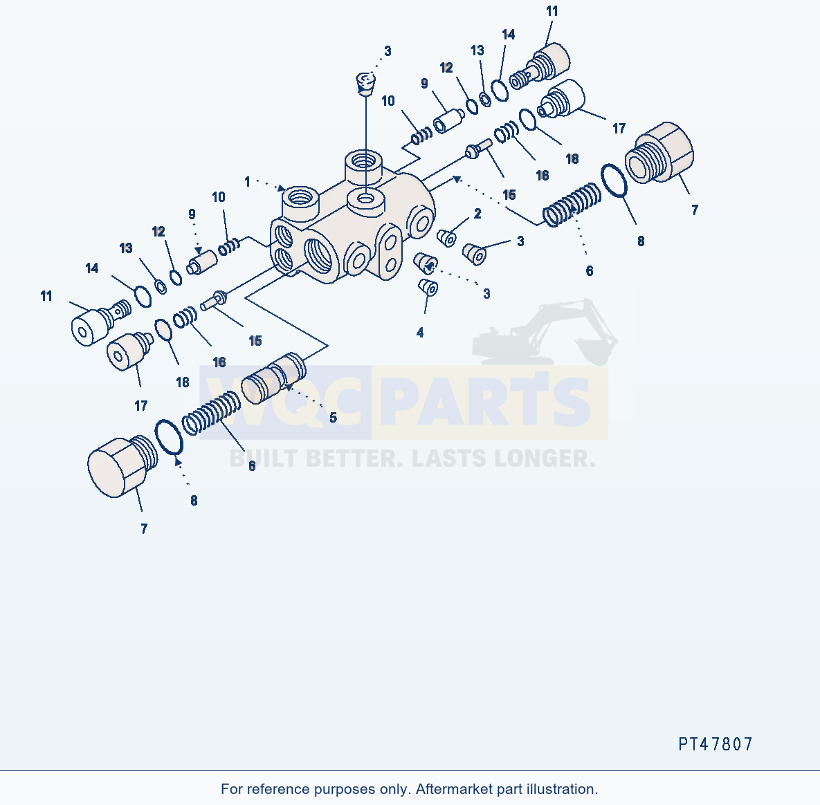 Komatsu WA250PZ-6 Steering Hydraulic Piping (Cushion Valve) parts diagram