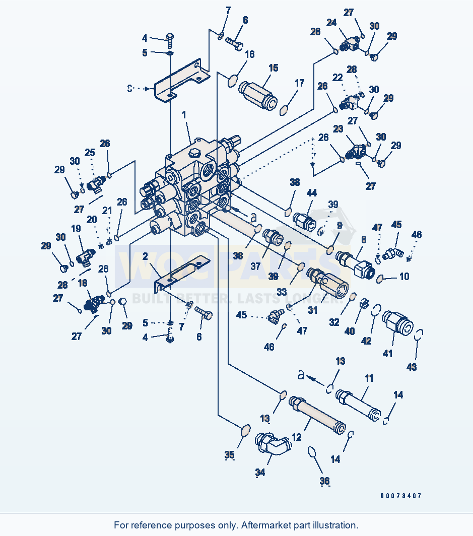 Komatsu WA250PZ-6 Main Valve(#75001-) Serial 75001-75749 parts diagram