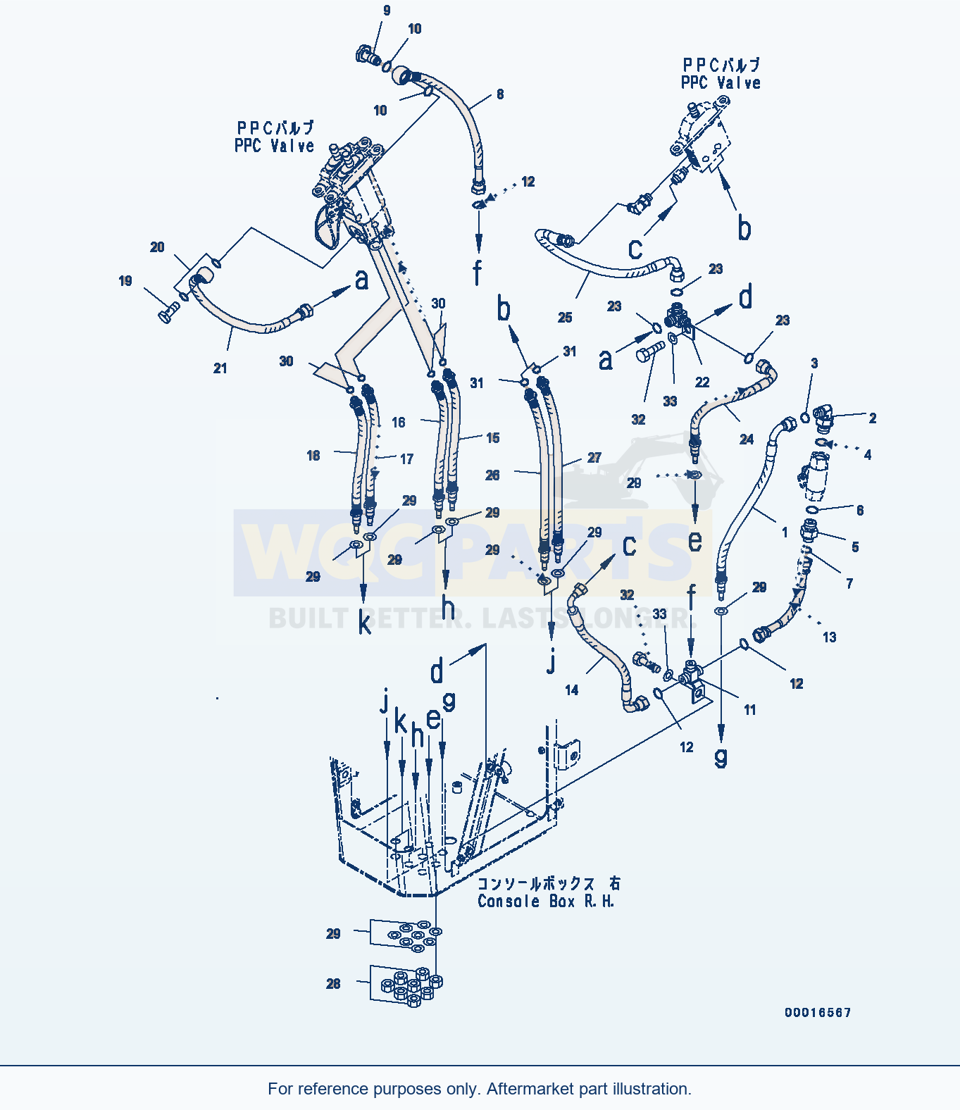 Komatsu WA250PZ-6 Loader Control Unit, Hose (#75896-) parts diagram