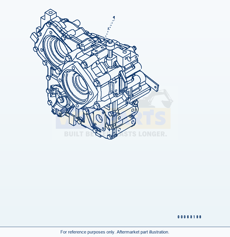 Komatsu WA250PZ-6 Transfer(#75001-) Serial 75001-75749 parts diagram