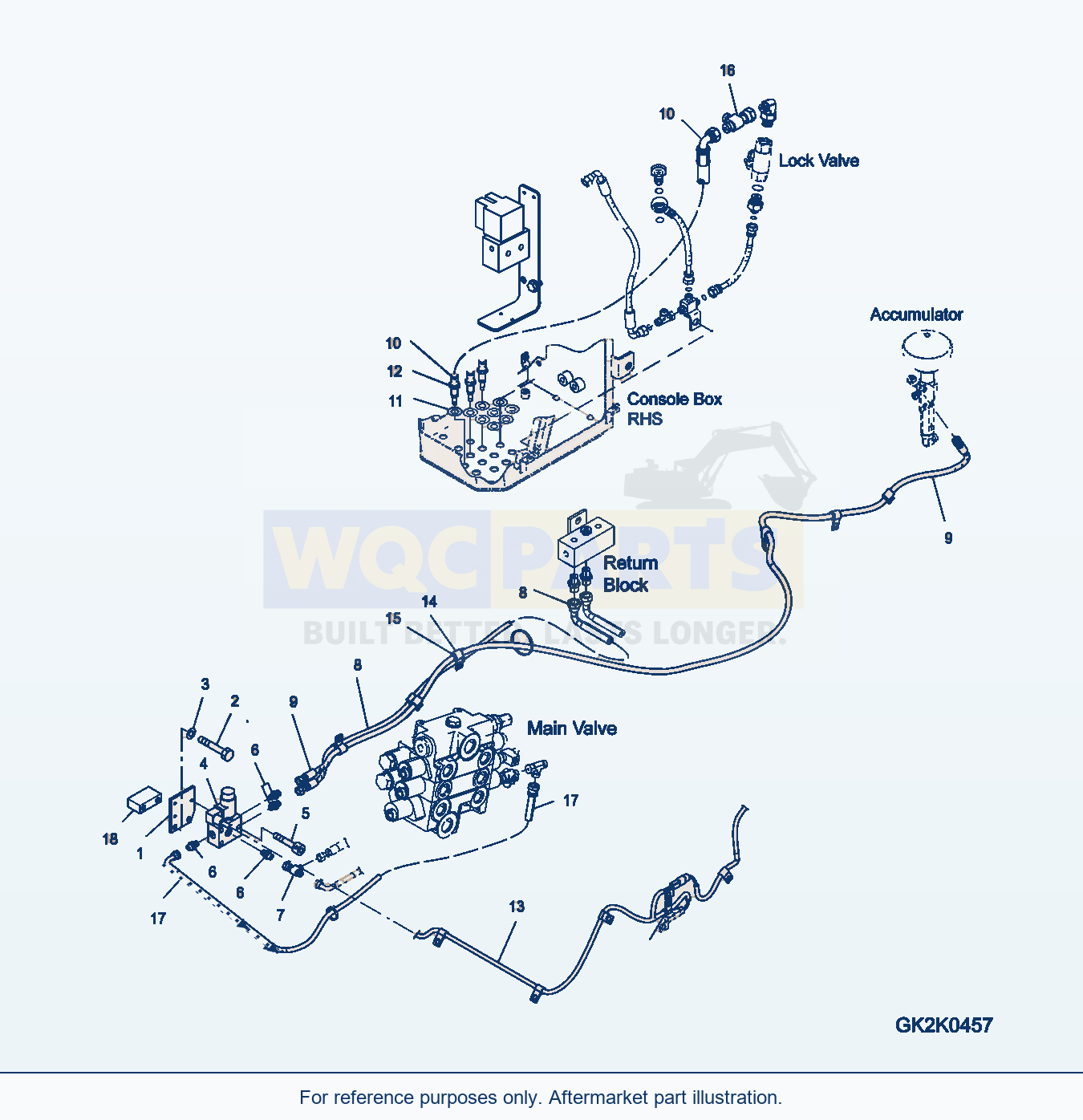 Komatsu WA250PZ-6 Anti Drop Valve (With Ecss) (Parts) parts diagram