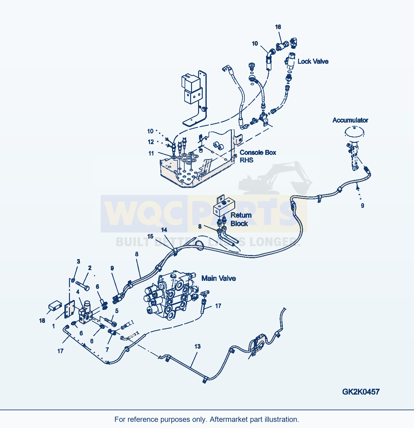 Komatsu WA250PZ-6 Anti Drop Valve (With E.C.S.S.) (Parts) parts diagram