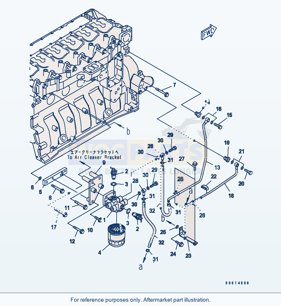 Komatsu WA270-5-SN Corrosion Resistor(#26321894-) parts diagram