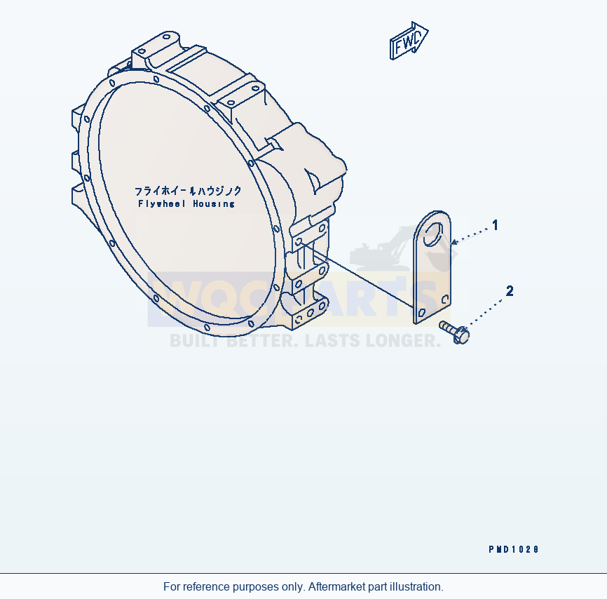 Komatsu WA270-5-SN Rear Hanger(#26302312-) parts diagram