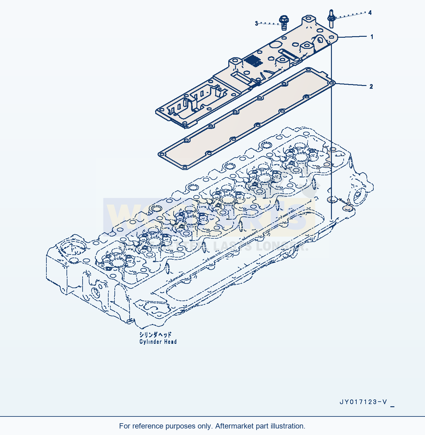 Komatsu WA270-7 Air Intake Manifold (#26601326-) (Aim00-001001) parts diagram